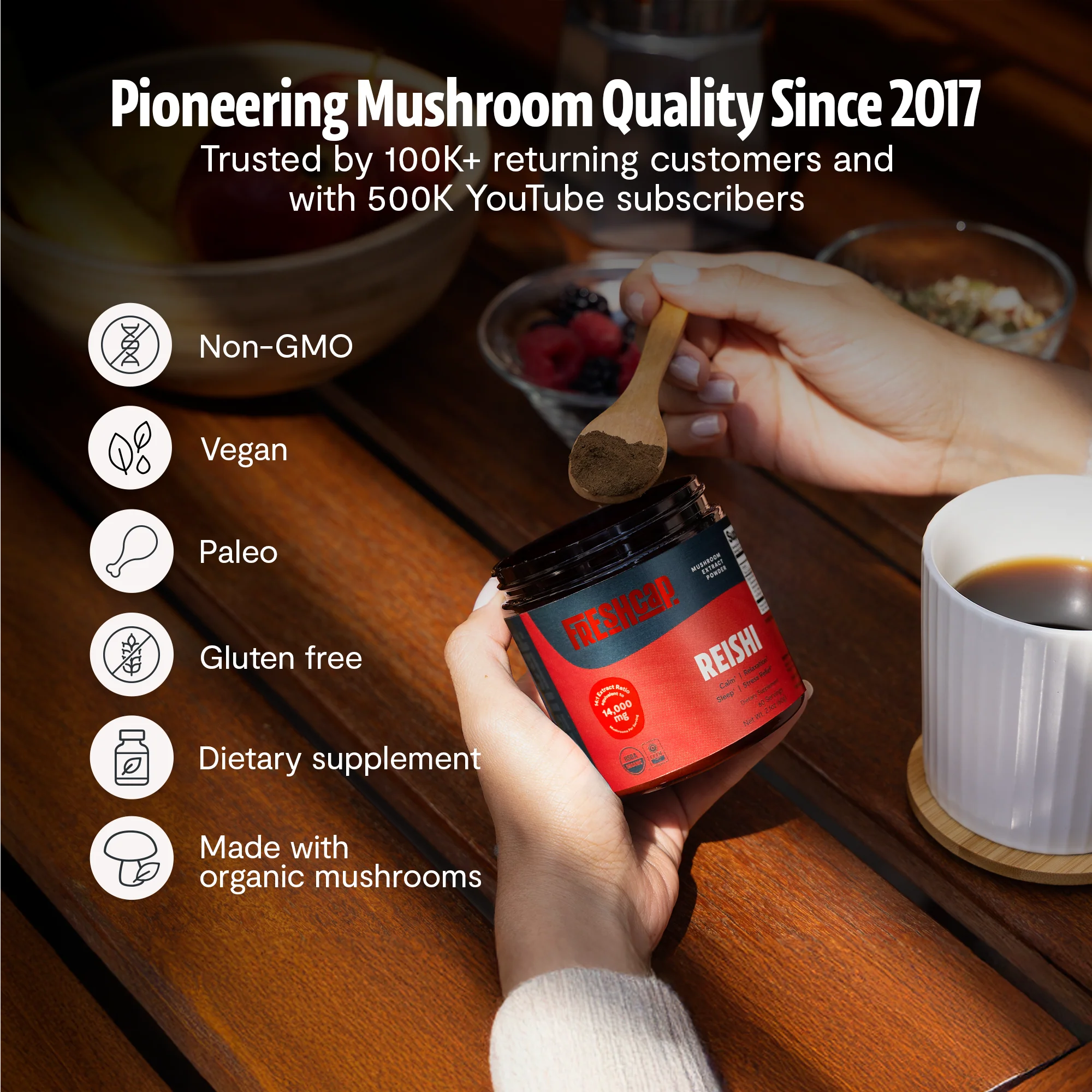 Reishi Mushroom Extract Powder - Image 7