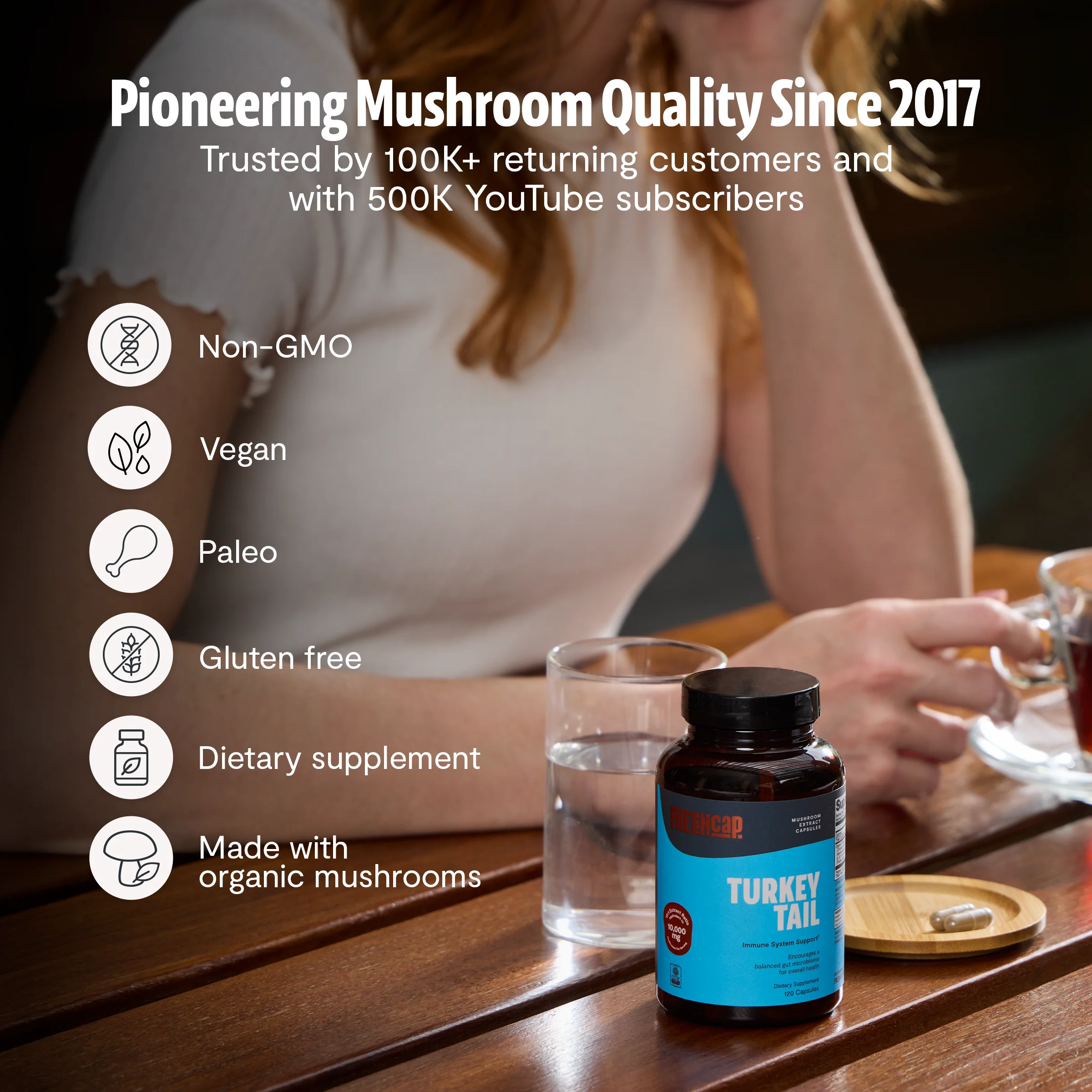 Turkey Tail Mushroom Extract Capsules - Image 24