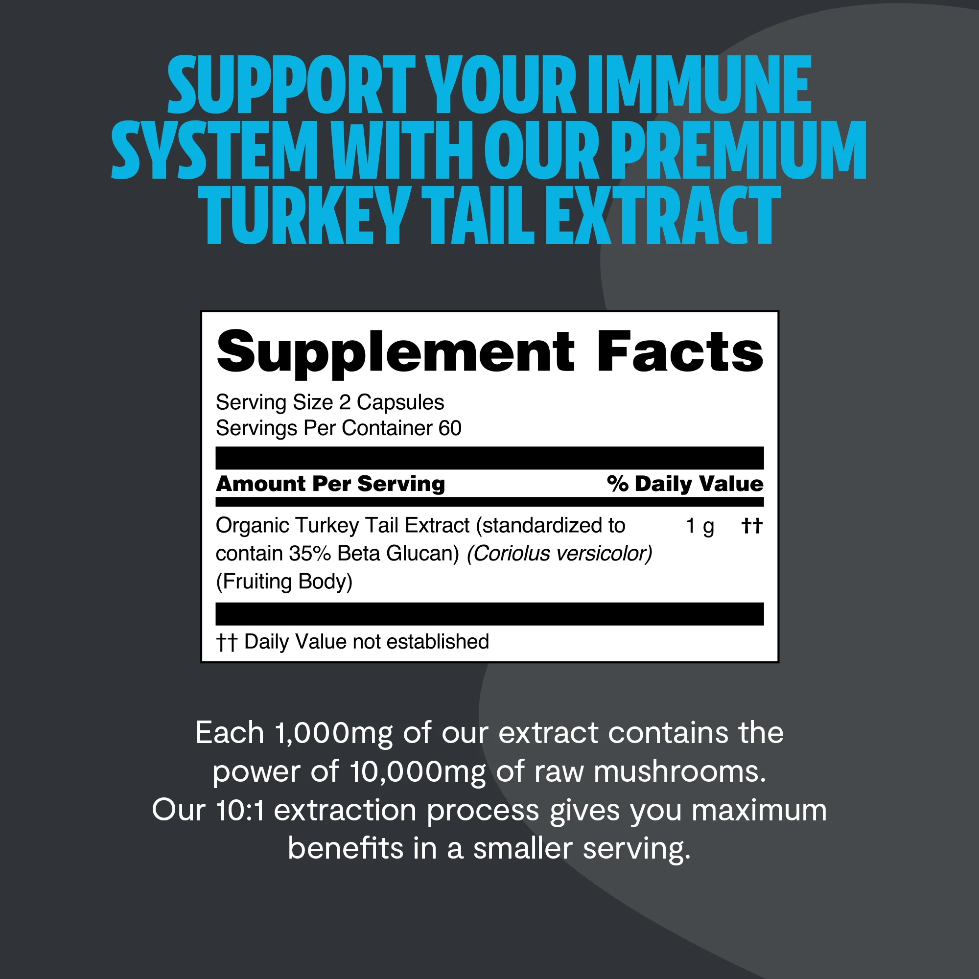 Turkey Tail Mushroom Extract Capsules - Image 6