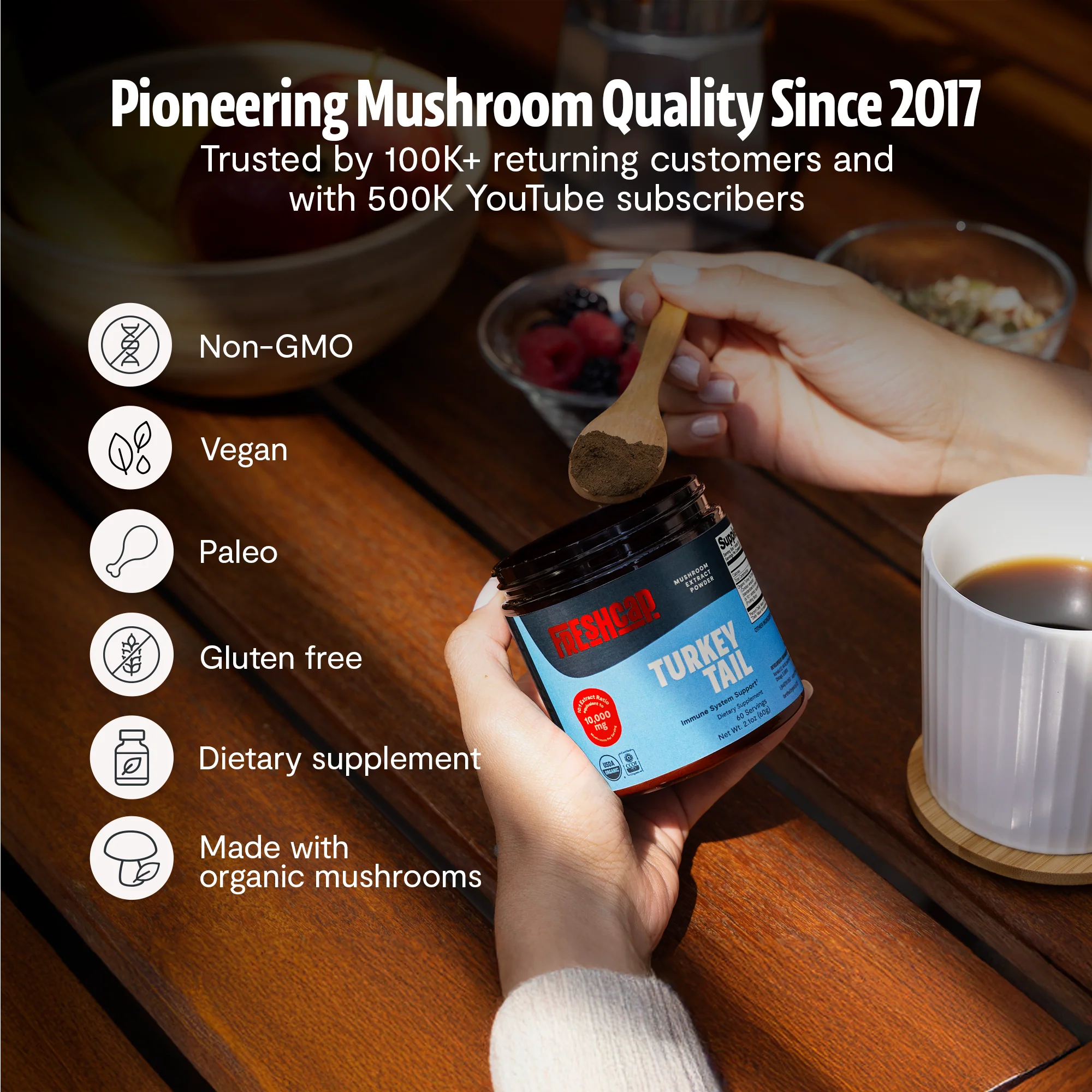 Turkey Tail Mushroom Extract Powder - Image 25