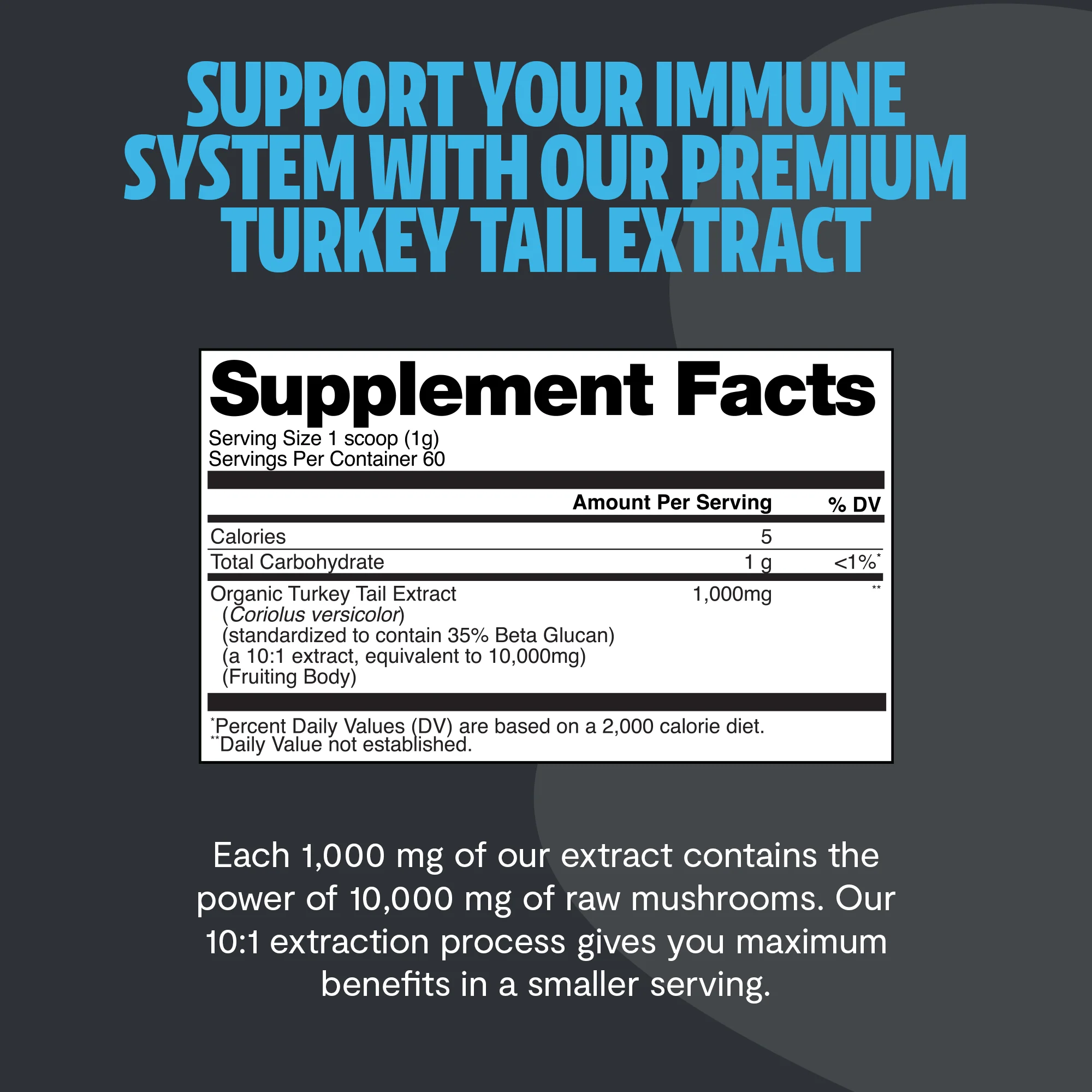 Turkey Tail Mushroom Extract Powder - Image 7