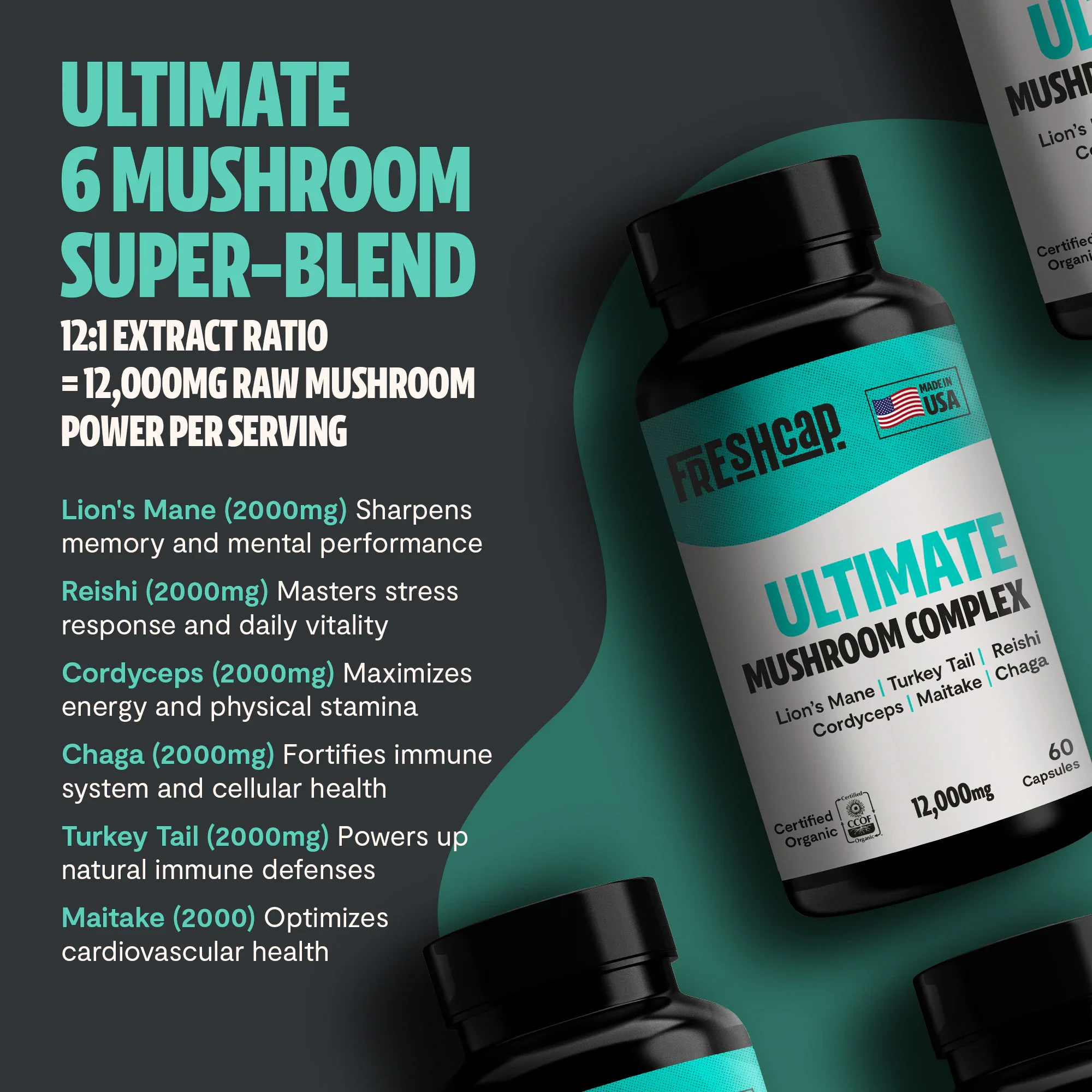 Ultimate Mushroom Complex Capsules - Image 15